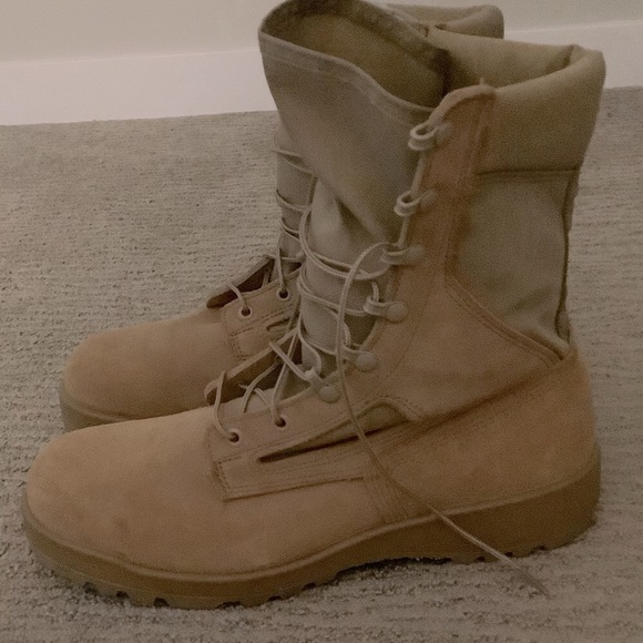 300 DES ST Belleville Men's Hot Weather Safety Boots - Tan - Picture 1 of 6